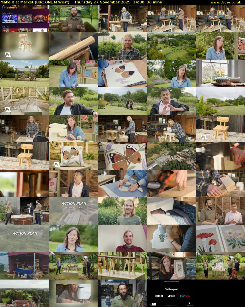 Make It at Market (BBC ONE N West) Thursday 27 November 2025 14:30 - 15:00
