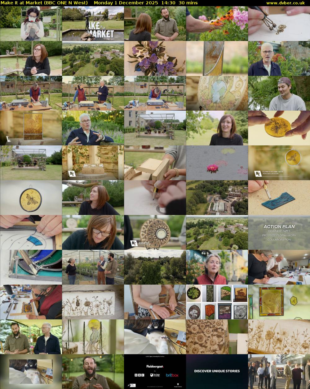 Make It at Market (BBC ONE N West) Monday 1 December 2025 14:30 - 15:00