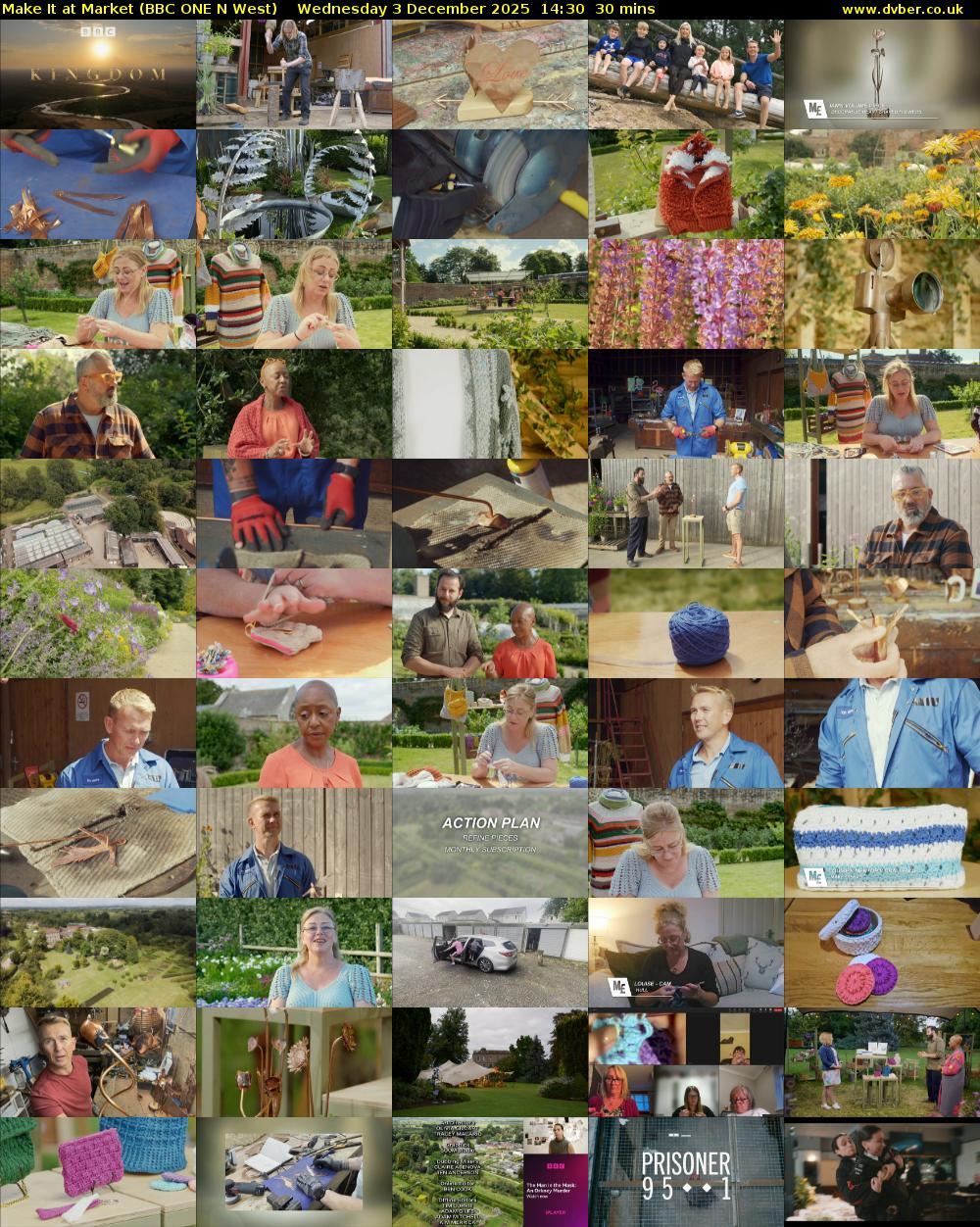Make It at Market (BBC ONE N West) Wednesday 3 December 2025 14:30 - 15:00