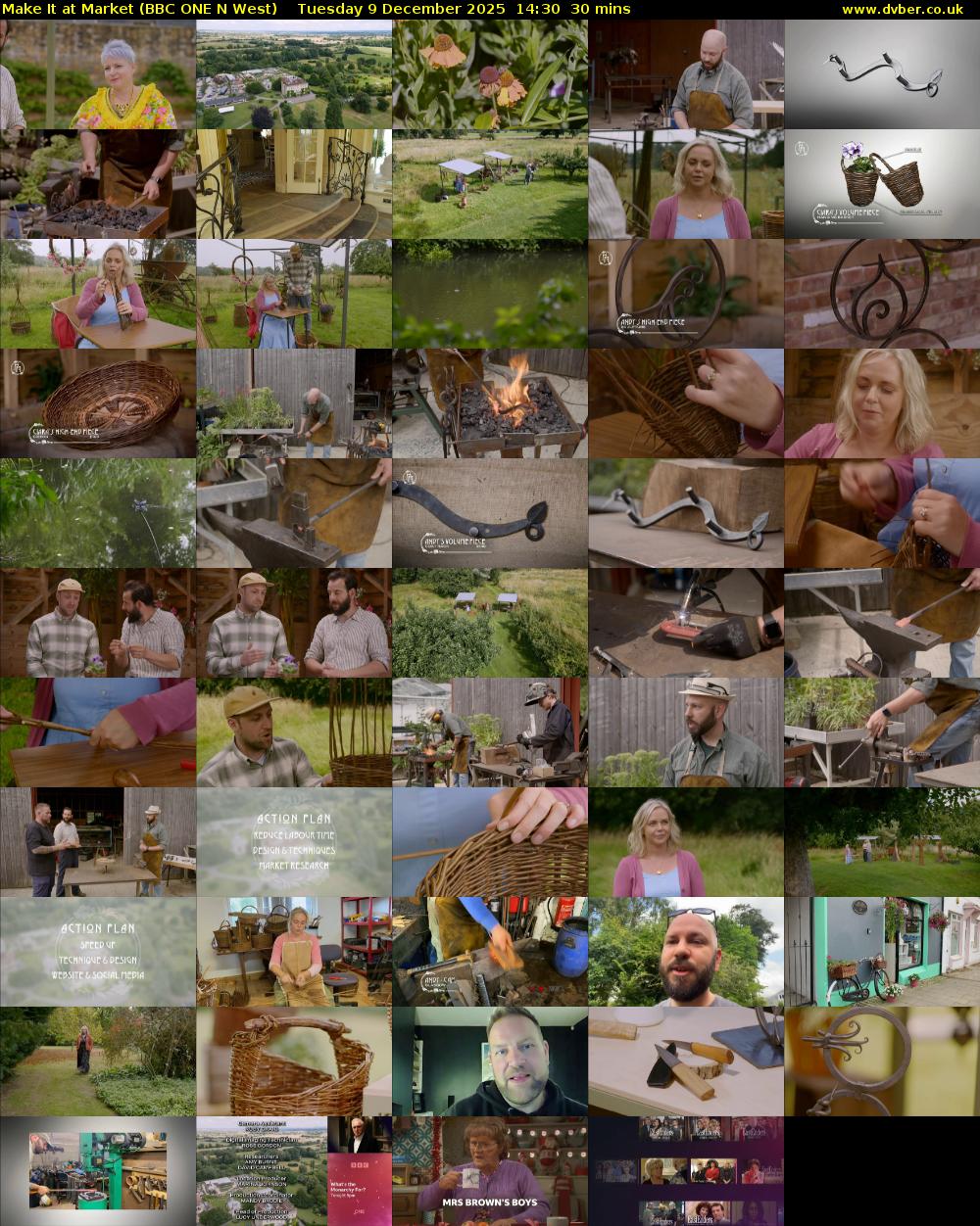 Make It at Market (BBC ONE N West) Tuesday 9 December 2025 14:30 - 15:00