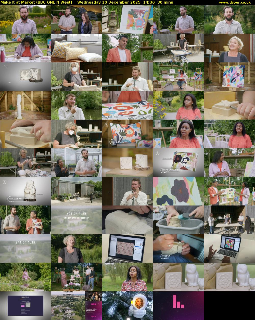 Make It at Market (BBC ONE N West) Wednesday 10 December 2025 14:30 - 15:00