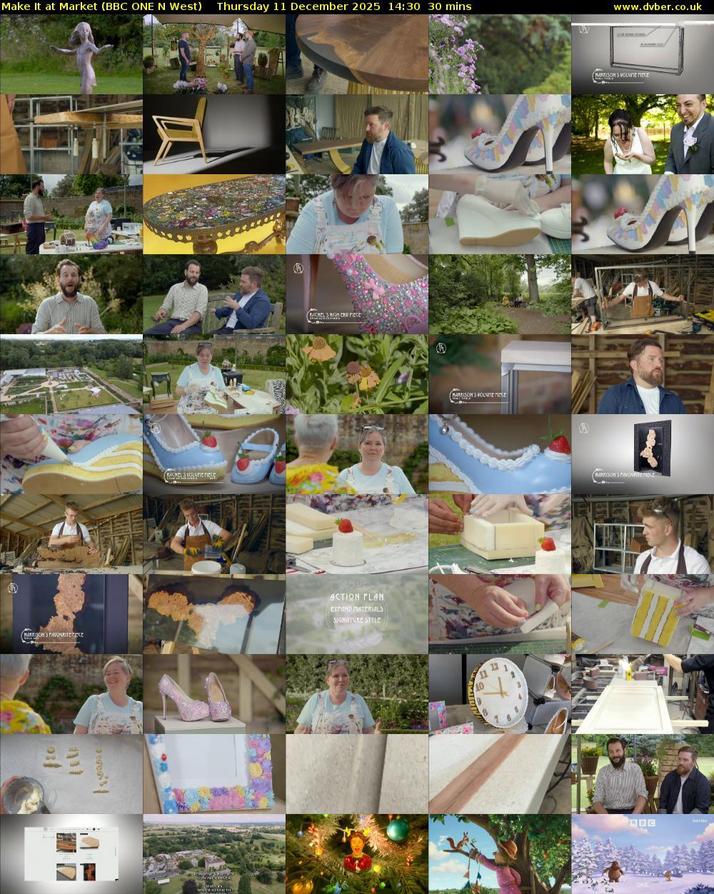 Make It at Market (BBC ONE N West) Thursday 11 December 2025 14:30 - 15:00