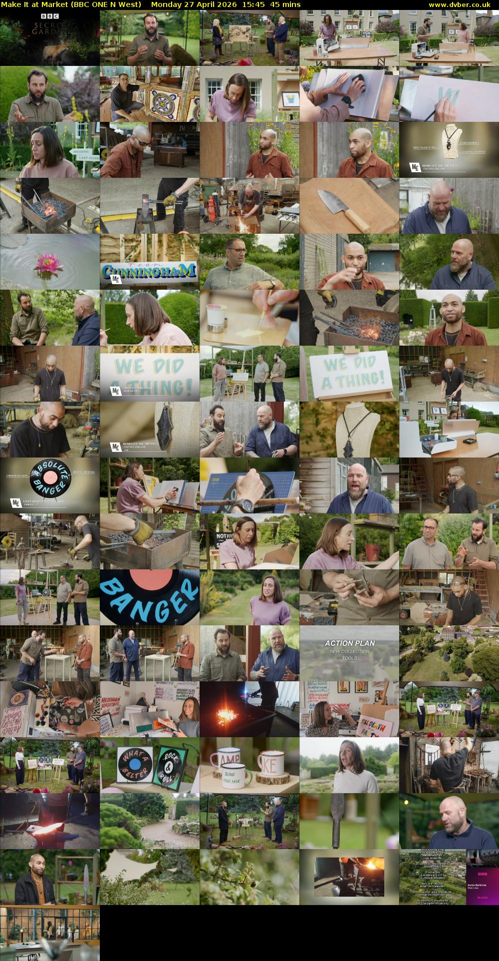 Make It at Market (BBC ONE N West) Monday 27 April 2026 15:45 - 16:30