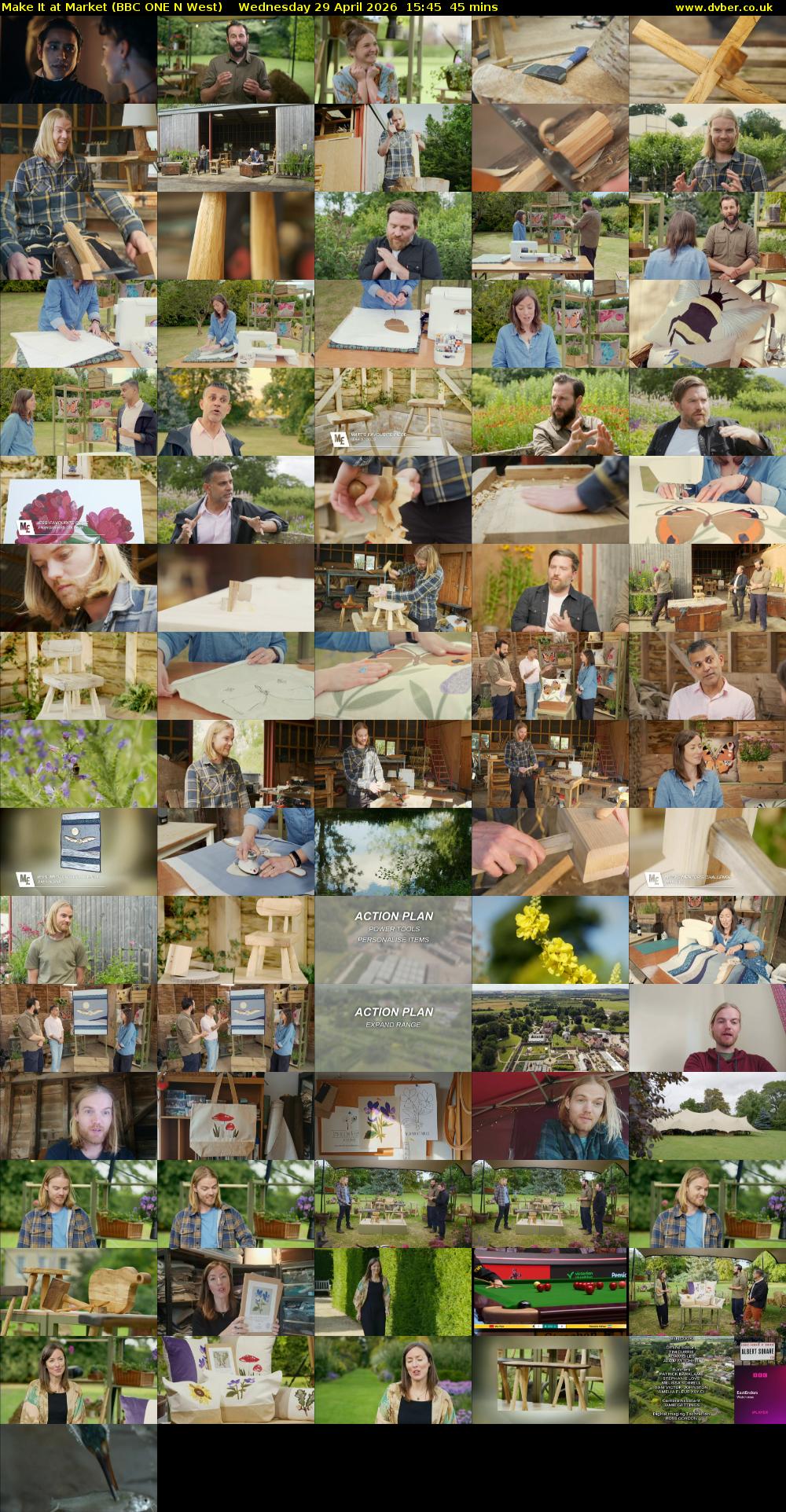 Make It at Market (BBC ONE N West) Wednesday 29 April 2026 15:45 - 16:30