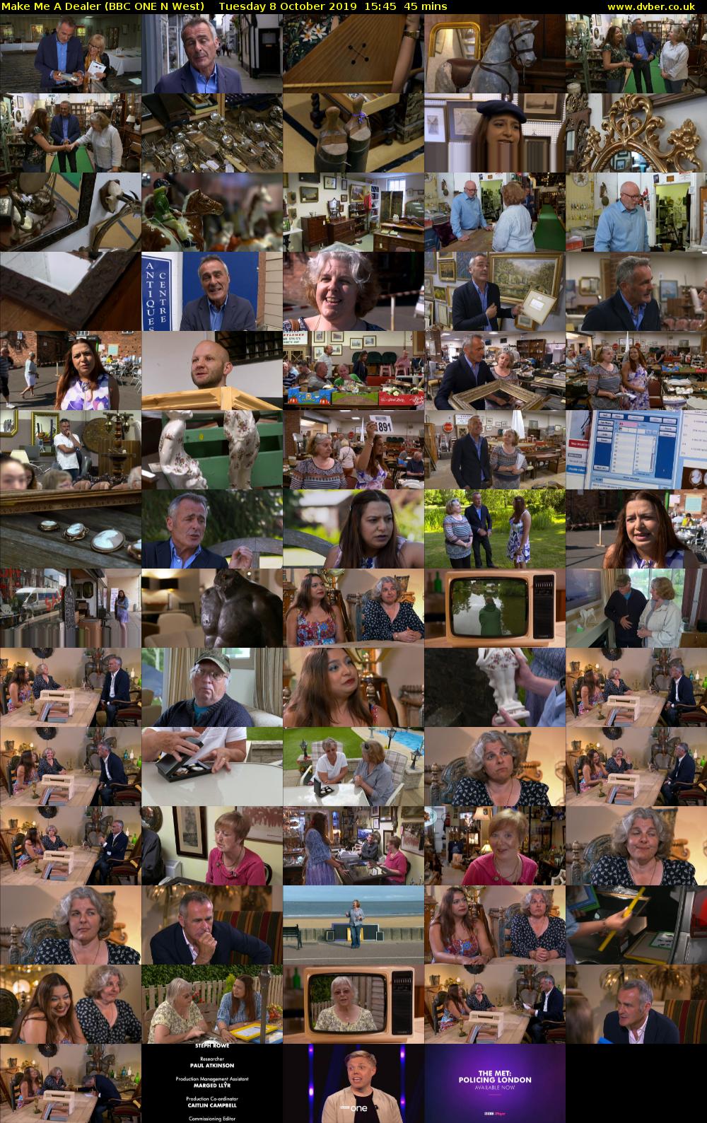 Make Me a Dealer (BBC ONE N West) Tuesday 8 October 2019 15:45 - 16:30