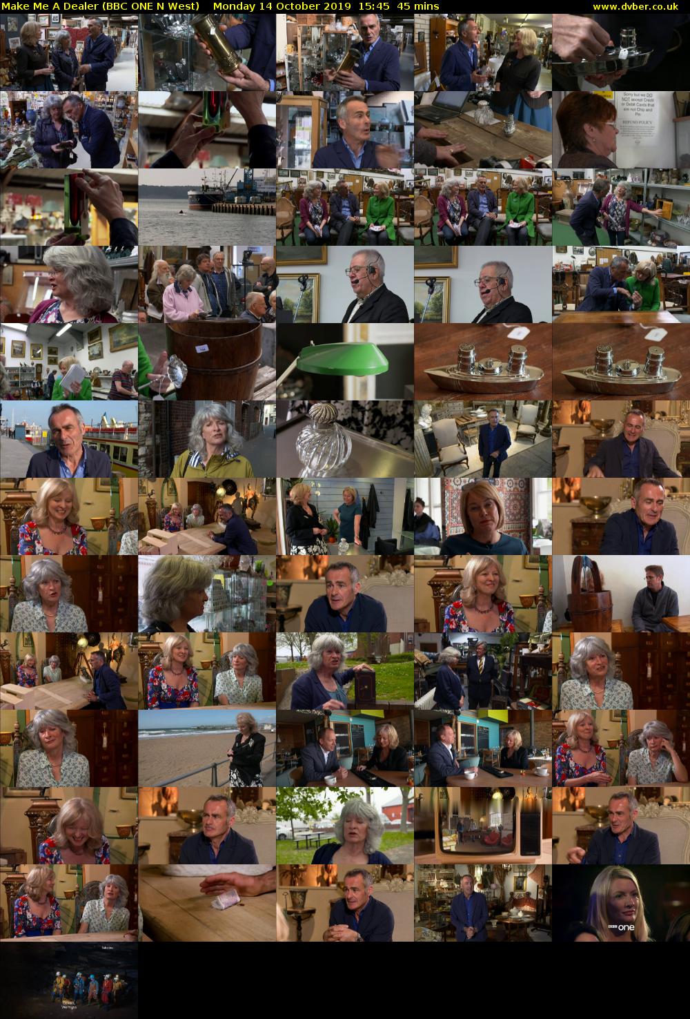 Make Me a Dealer (BBC ONE N West) Monday 14 October 2019 15:45 - 16:30