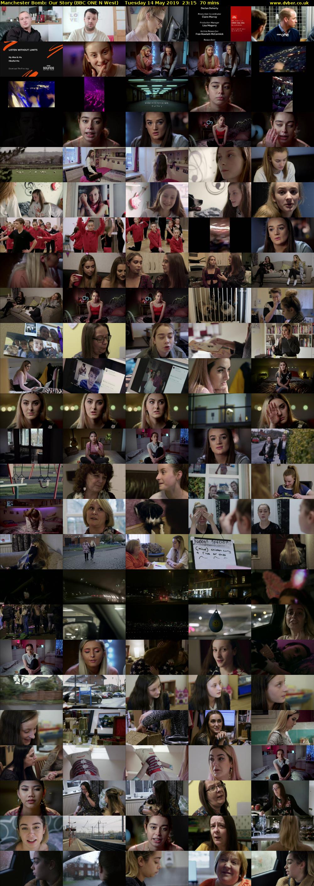 Manchester Bomb: Our Story (BBC ONE N West) Tuesday 14 May 2019 23:15 - 00:25