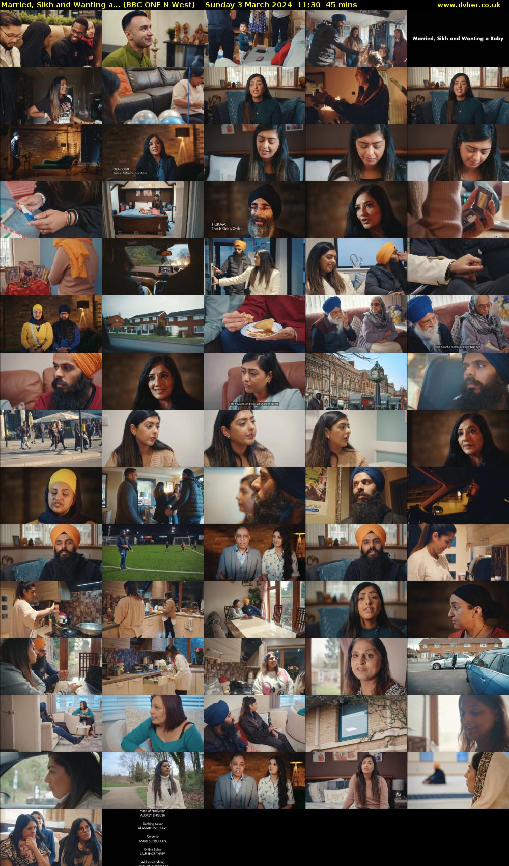 Married, Sikh and Wanting a... (BBC ONE N West) Sunday 3 March 2024 11:30 - 12:15