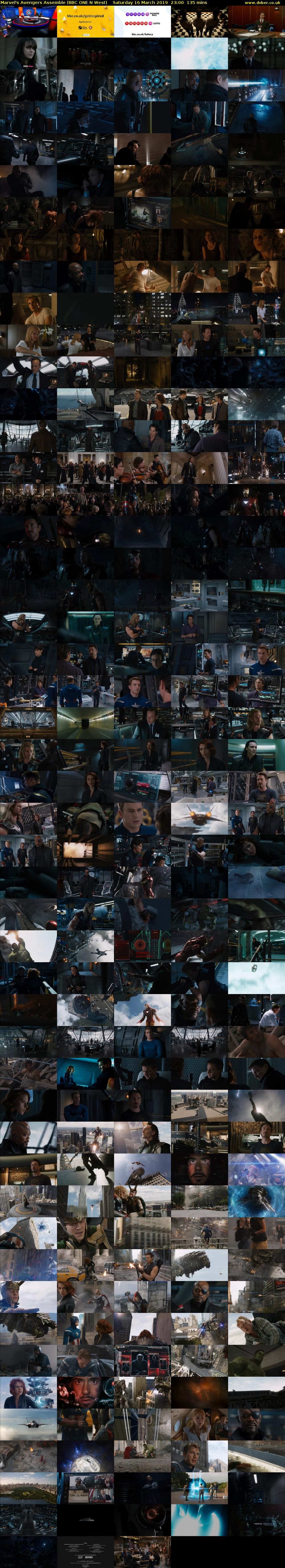 Marvel's Avengers Assemble (BBC ONE N West) Saturday 16 March 2019 23:00 - 01:15