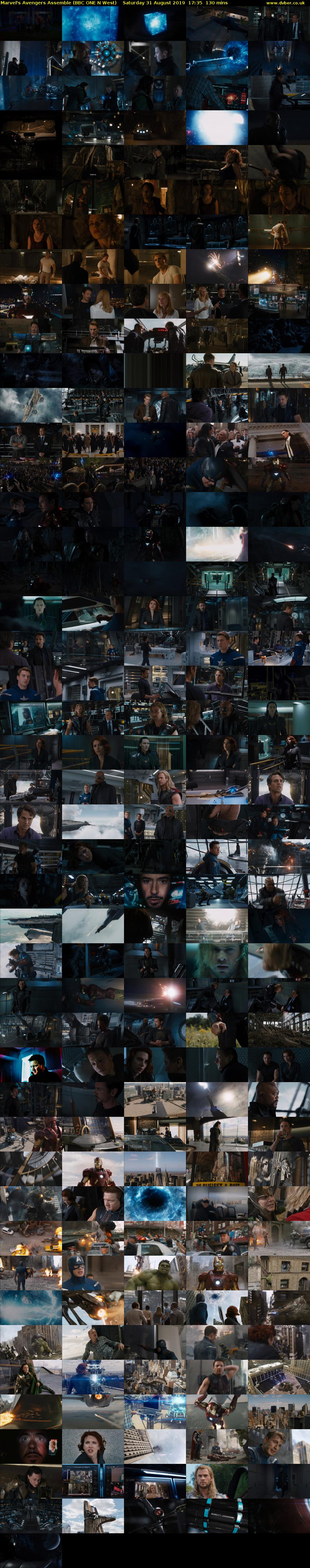 Marvel's Avengers Assemble (BBC ONE N West) Saturday 31 August 2019 17:35 - 19:45