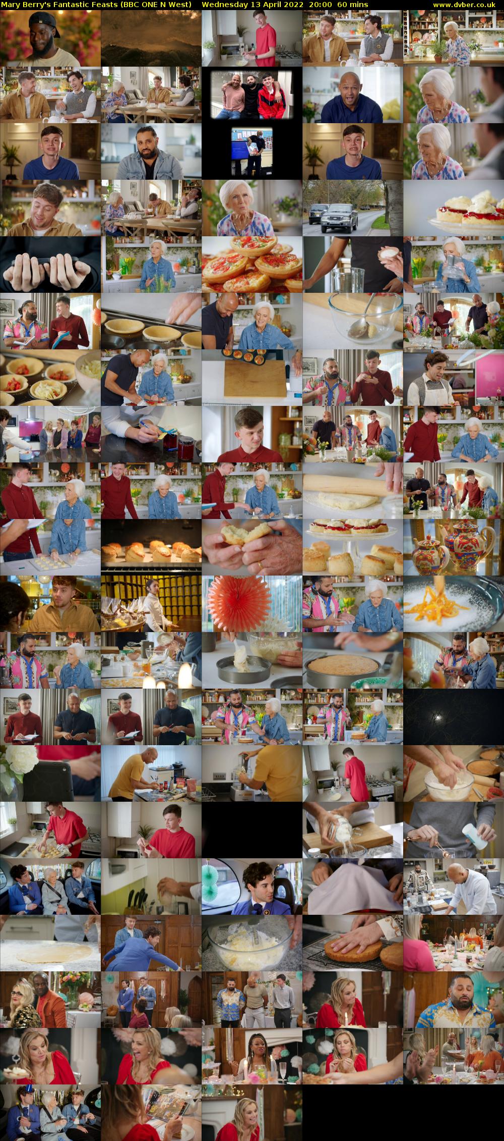 Mary Berry's Fantastic Feasts (BBC ONE N West) Wednesday 13 April 2022 20:00 - 21:00