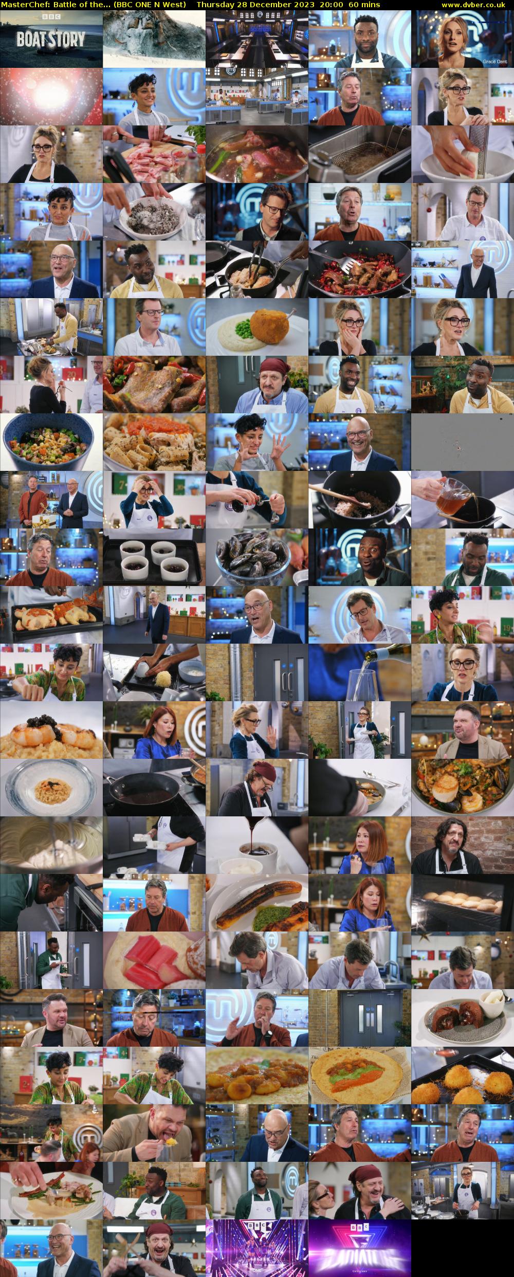 MasterChef: Battle of the... (BBC ONE N West) Thursday 28 December 2023 20:00 - 21:00