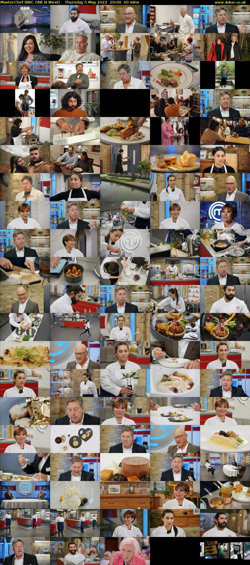 MasterChef (BBC ONE N West) Thursday 5 May 2022 20:00 - 21:00