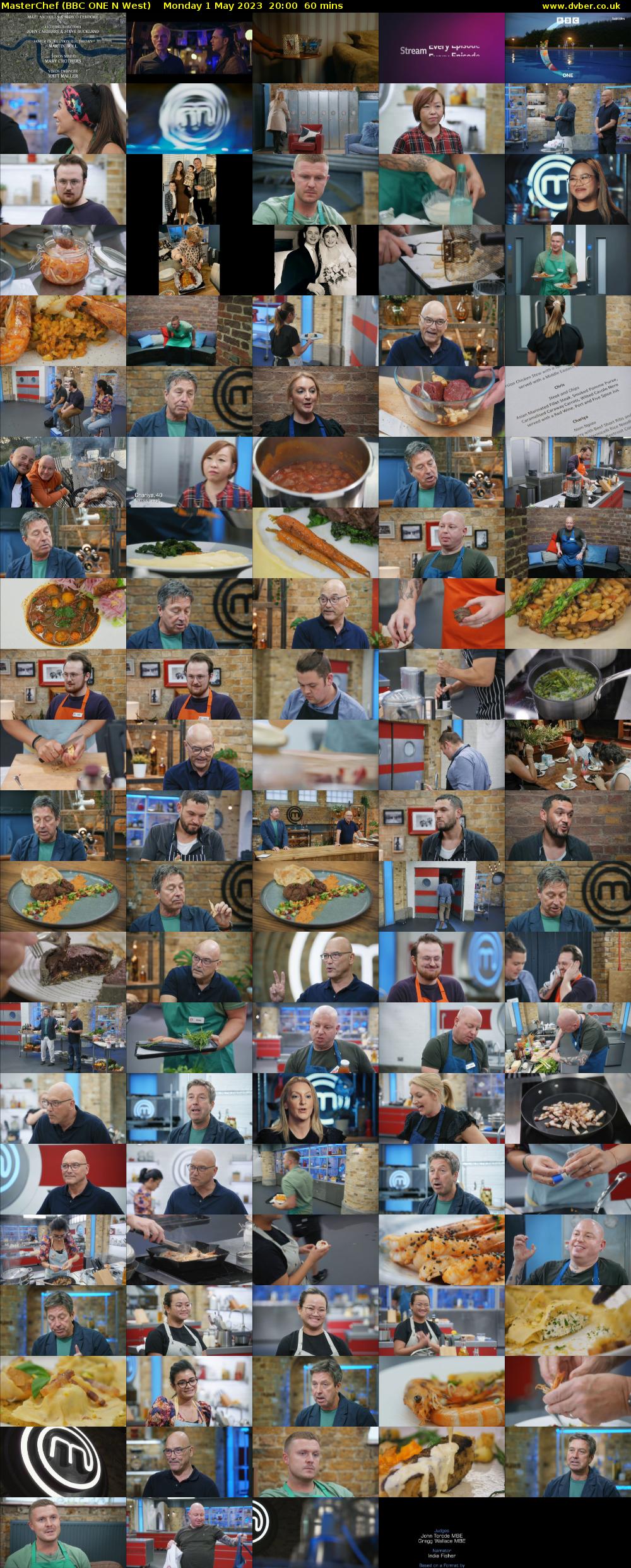 MasterChef (BBC ONE N West) Monday 1 May 2023 20:00 - 21:00
