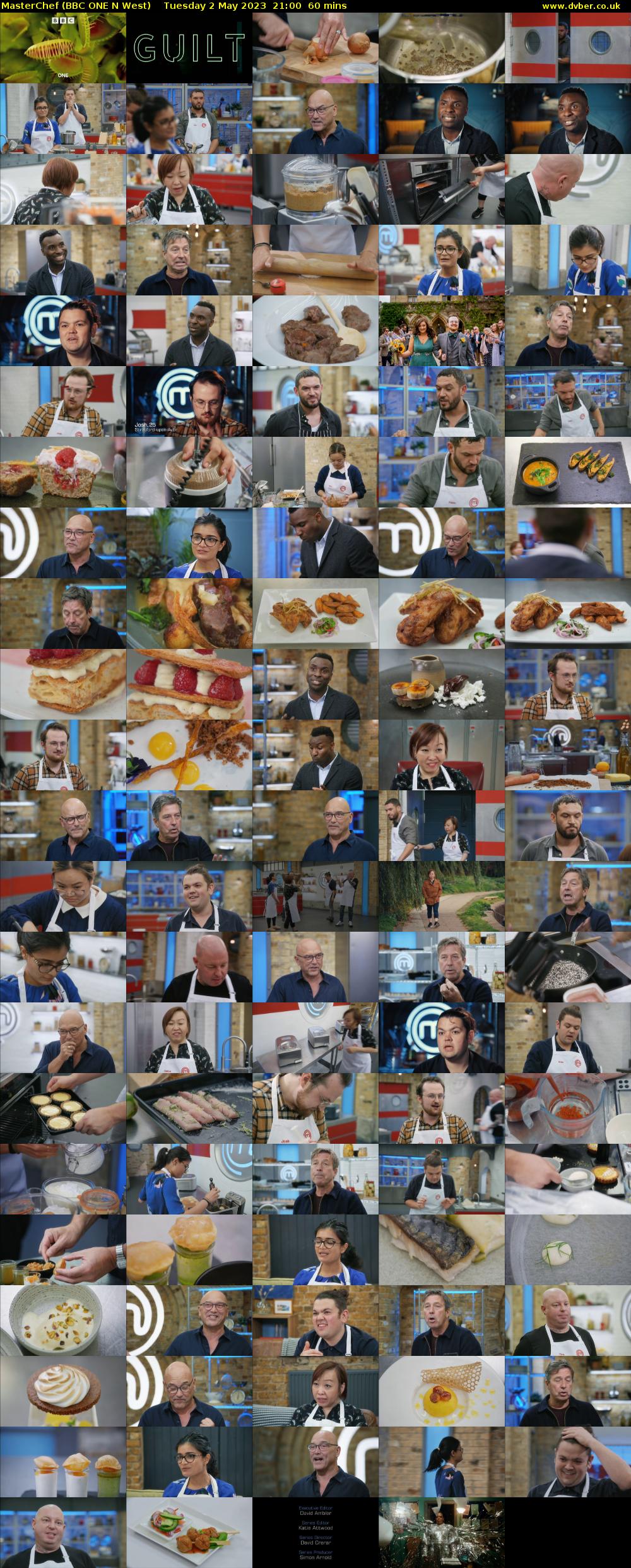 MasterChef (BBC ONE N West) Tuesday 2 May 2023 21:00 - 22:00