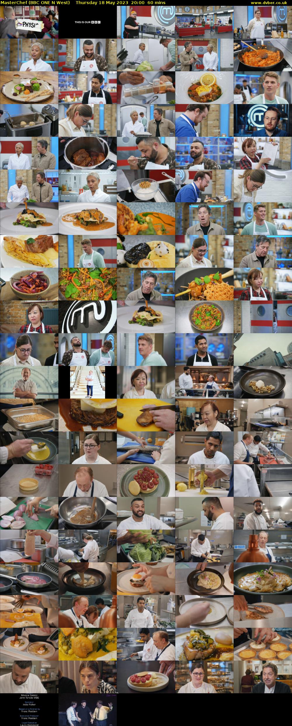 MasterChef (BBC ONE N West) Thursday 18 May 2023 20:00 - 21:00