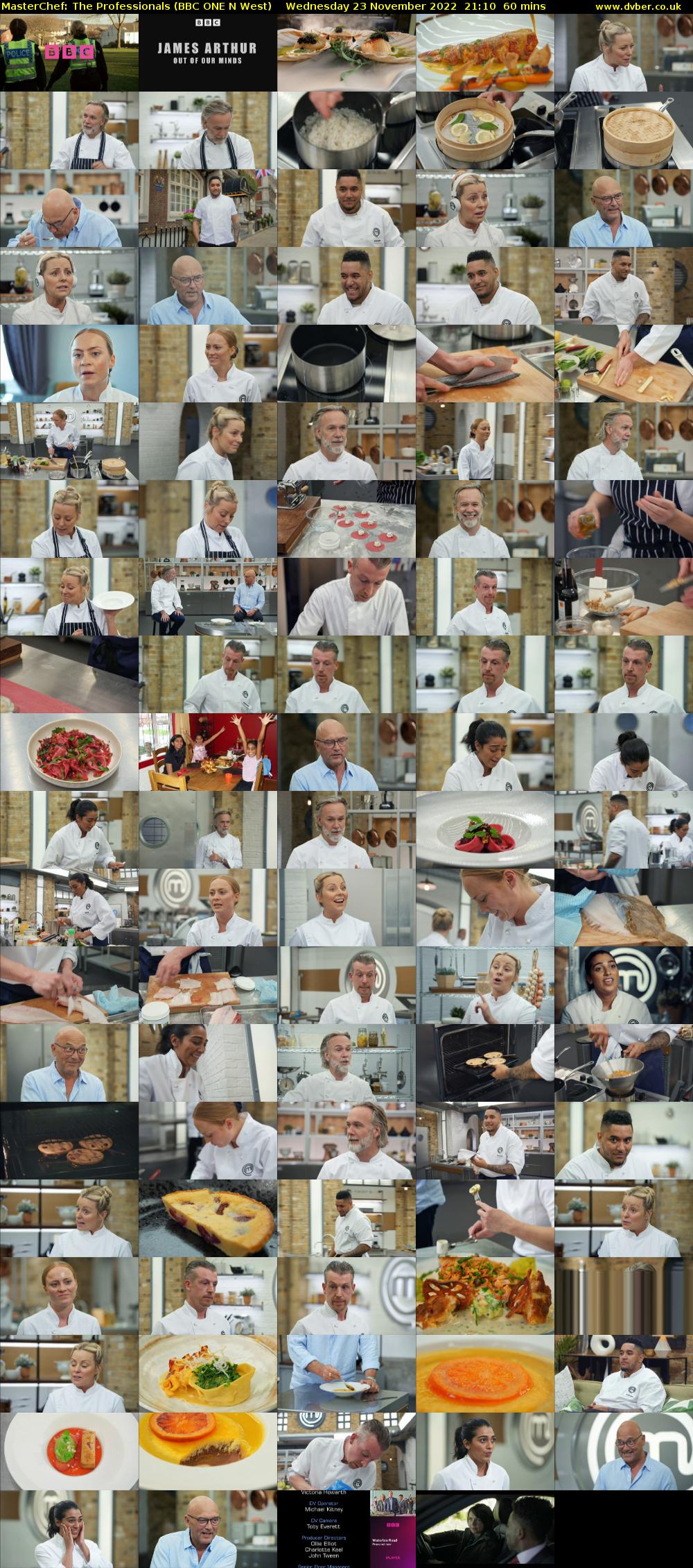 Masterchef: The Professionals (BBC ONE N West) Wednesday 23 November 2022 21:10 - 22:10