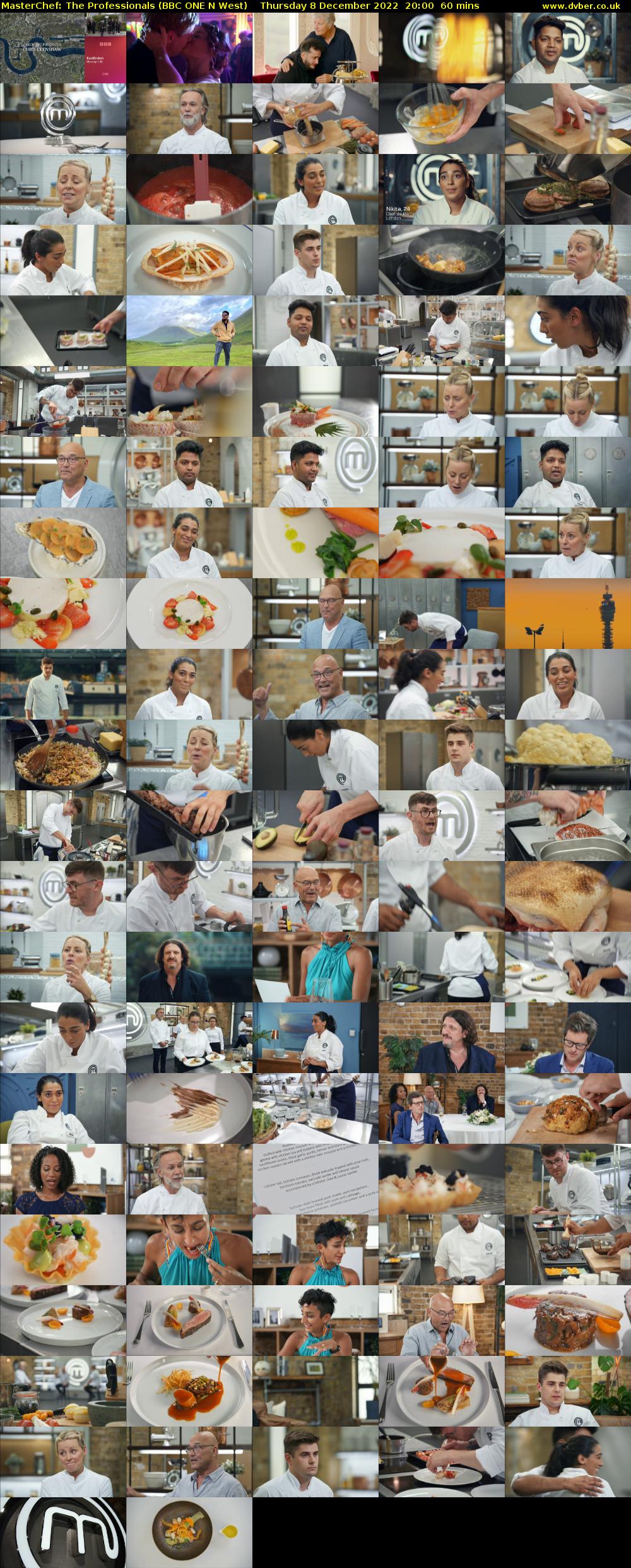 Masterchef: The Professionals (BBC ONE N West) Thursday 8 December 2022 20:00 - 21:00
