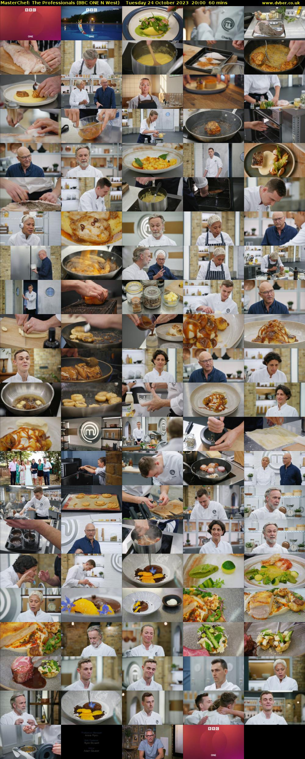 Masterchef: The Professionals (BBC ONE N West) Tuesday 24 October 2023 20:00 - 21:00