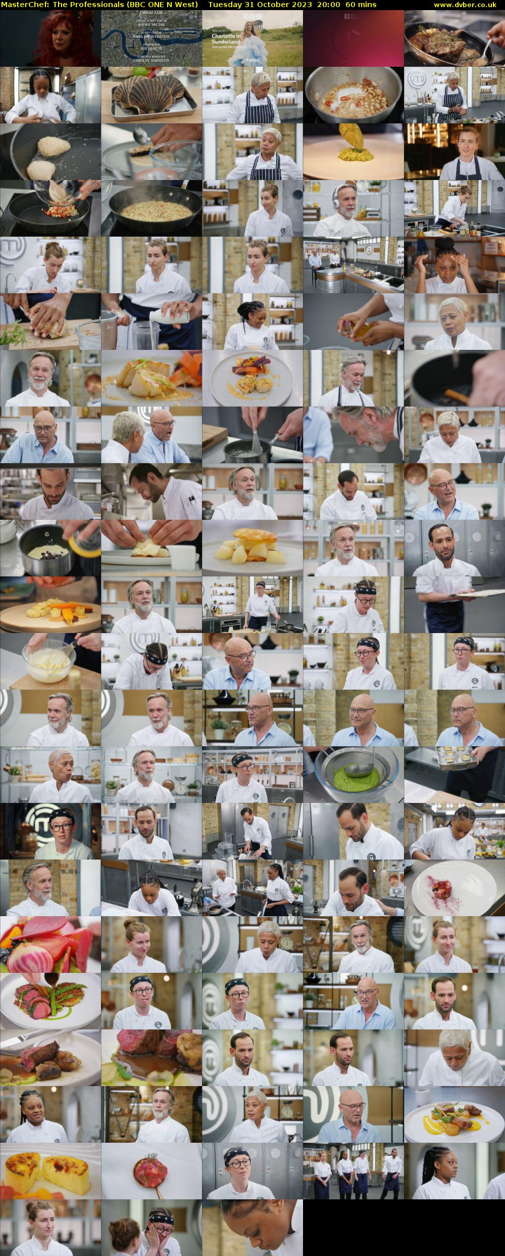Masterchef: The Professionals (BBC ONE N West) Tuesday 31 October 2023 20:00 - 21:00