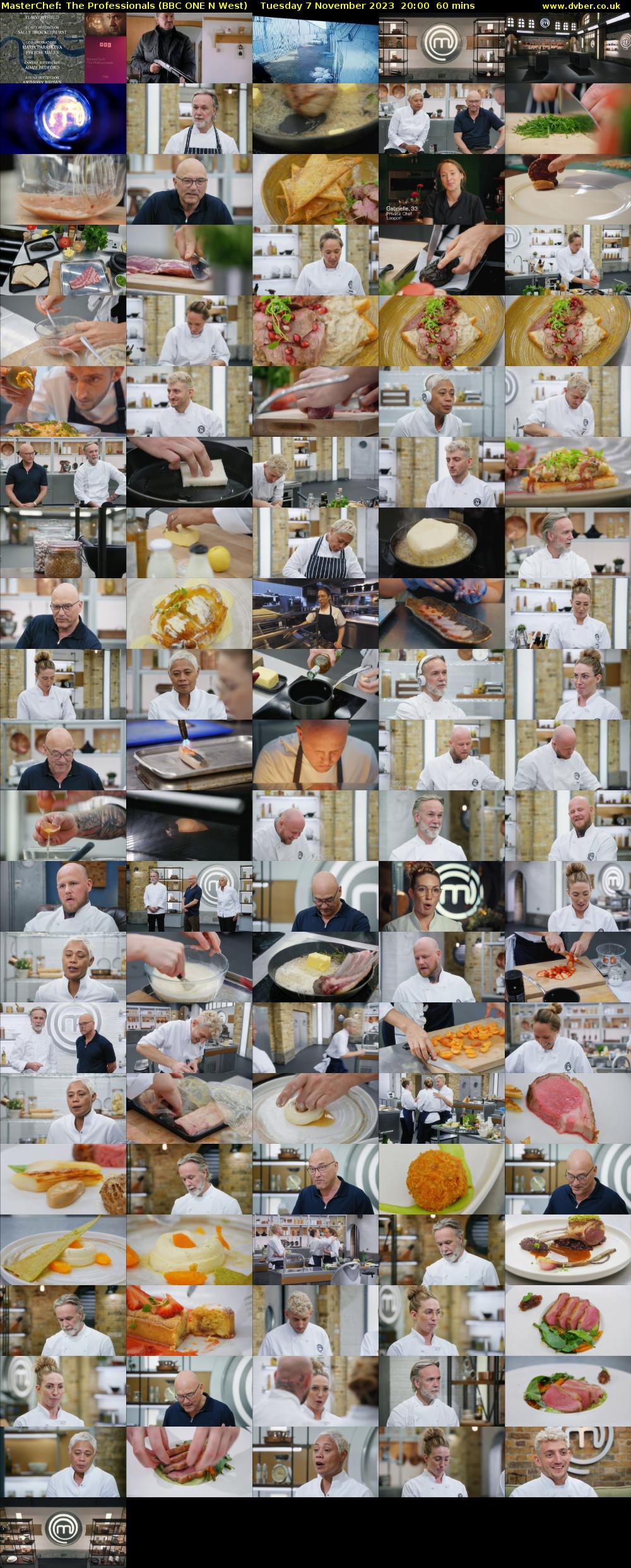 Masterchef: The Professionals (BBC ONE N West) Tuesday 7 November 2023 20:00 - 21:00