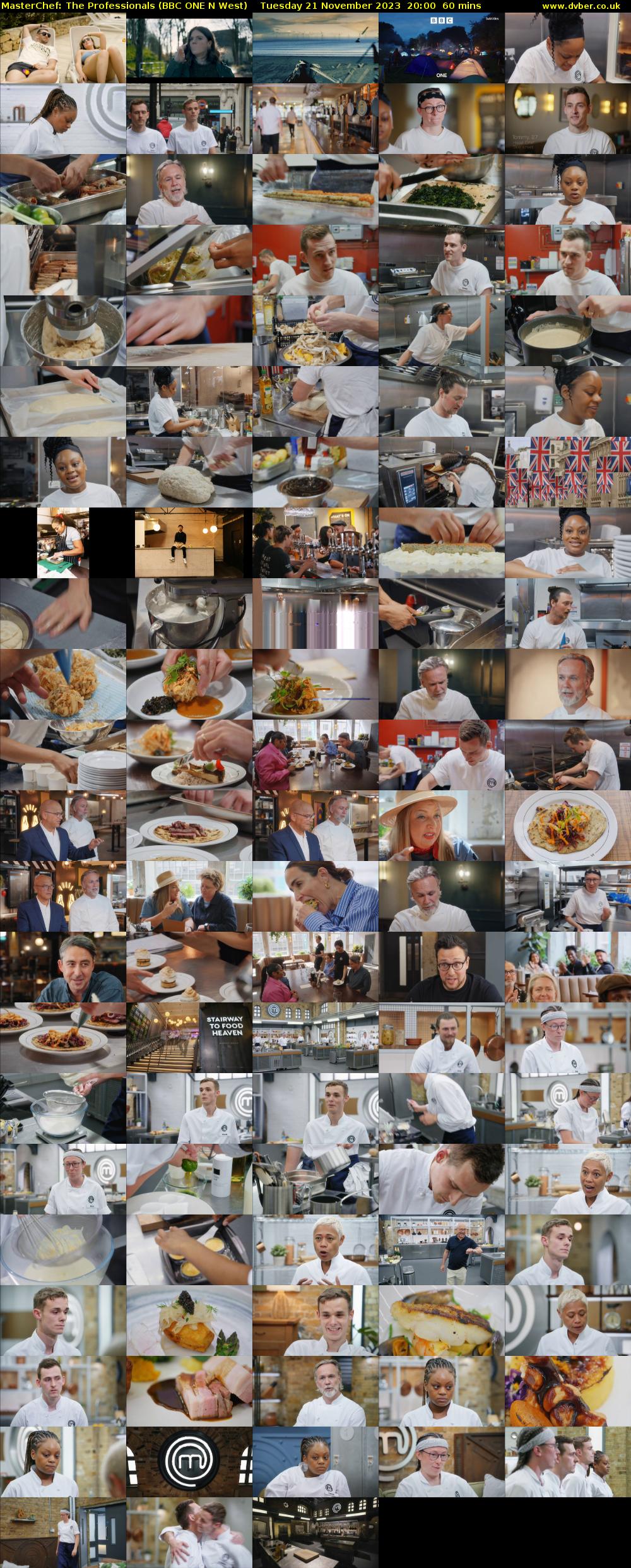 Masterchef: The Professionals (BBC ONE N West) Tuesday 21 November 2023 20:00 - 21:00