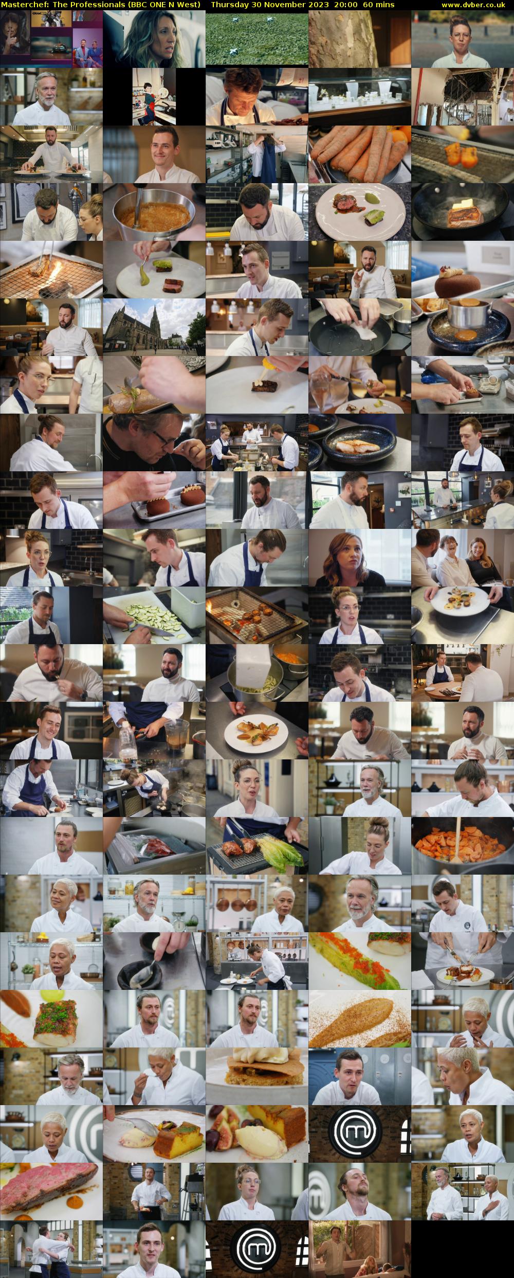 Masterchef: The Professionals (BBC ONE N West) Thursday 30 November 2023 20:00 - 21:00