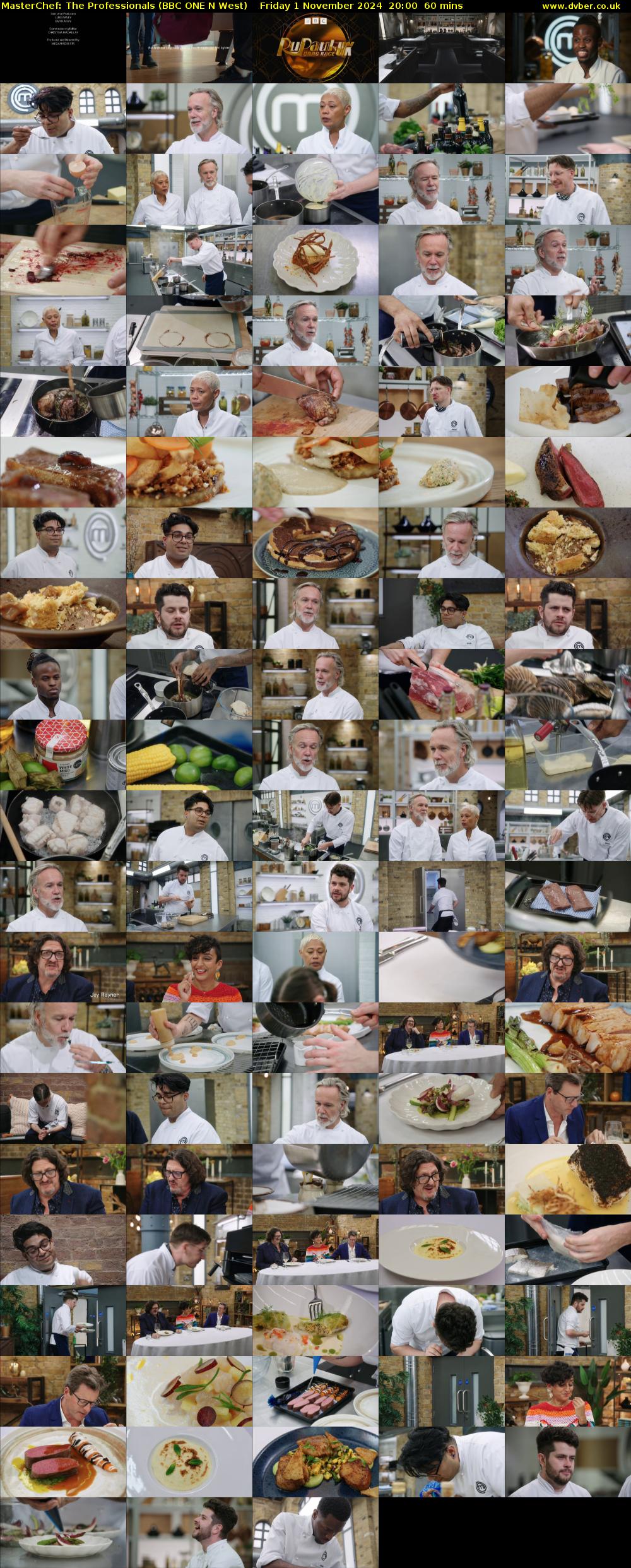 Masterchef: The Professionals (BBC ONE N West) Friday 1 November 2024 20:00 - 21:00