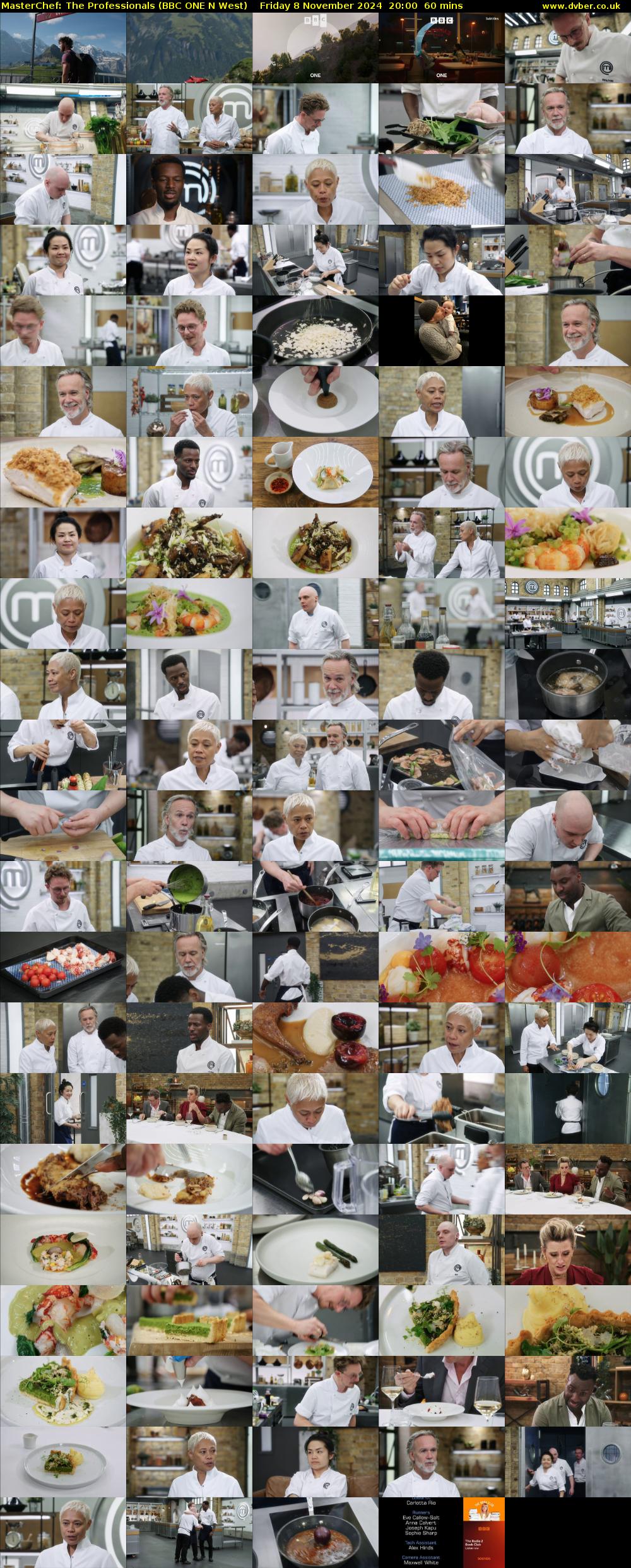 Masterchef: The Professionals (BBC ONE N West) Friday 8 November 2024 20:00 - 21:00