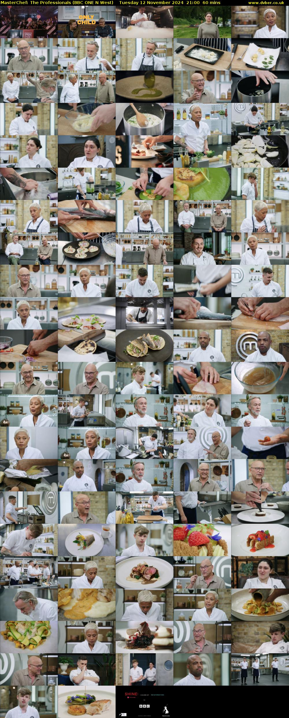 Masterchef: The Professionals (BBC ONE N West) Tuesday 12 November 2024 21:00 - 22:00