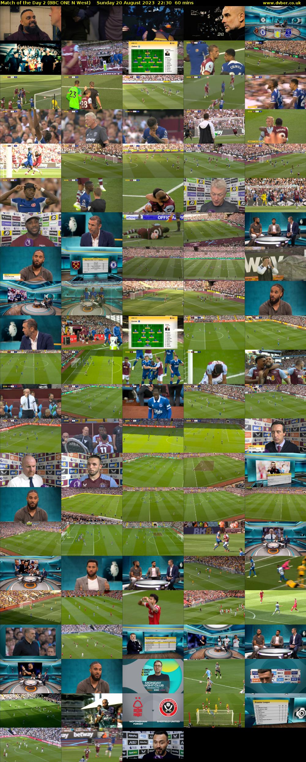 Match of the Day 2 (BBC ONE N West) Sunday 20 August 2023 22:30 - 23:30