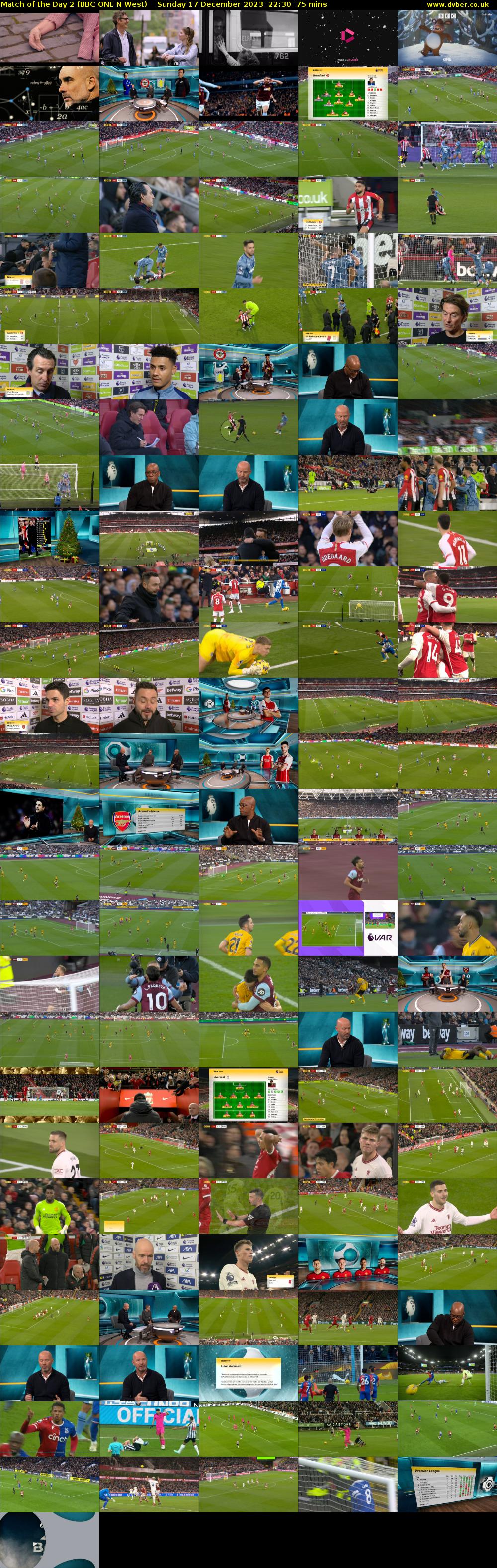 Match of the Day 2 (BBC ONE N West) Sunday 17 December 2023 22:30 - 23:45