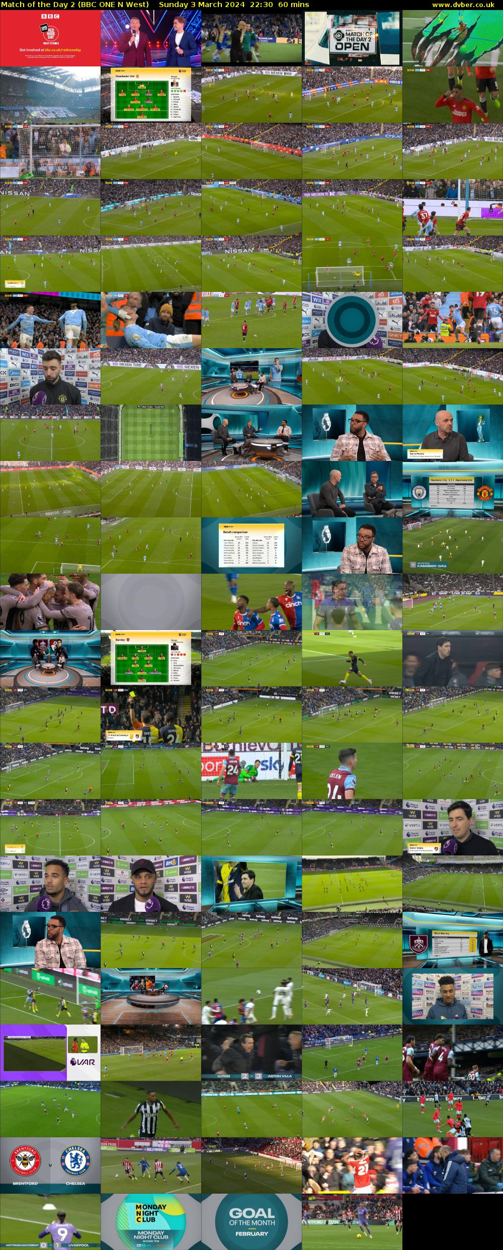 Match of the Day 2 (BBC ONE N West) Sunday 3 March 2024 22:30 - 23:30