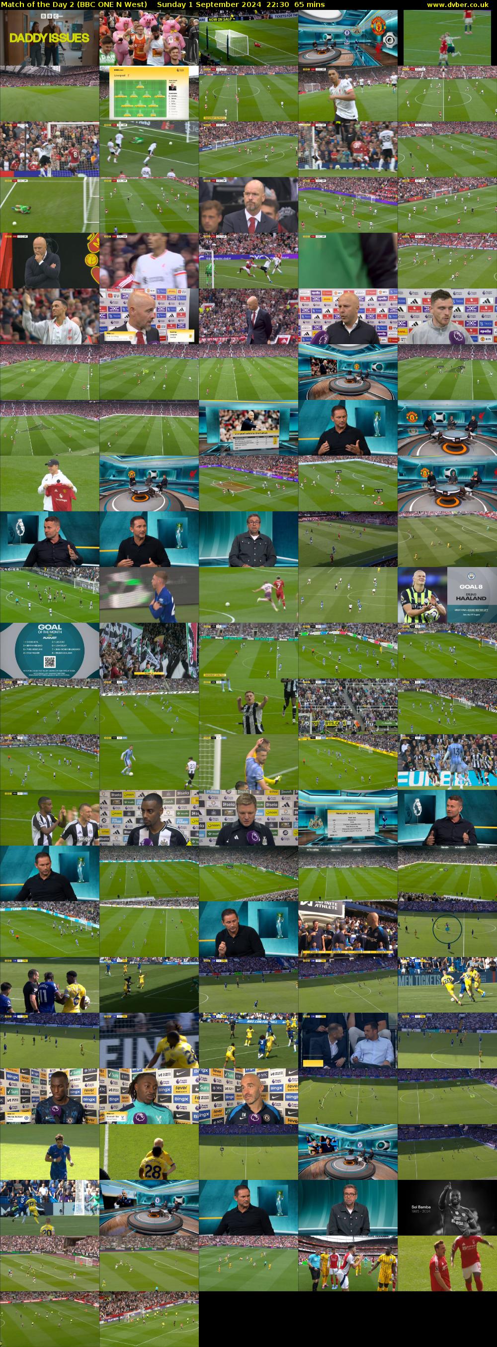 Match of the Day 2 (BBC ONE N West) Sunday 1 September 2024 22:30 - 23:35