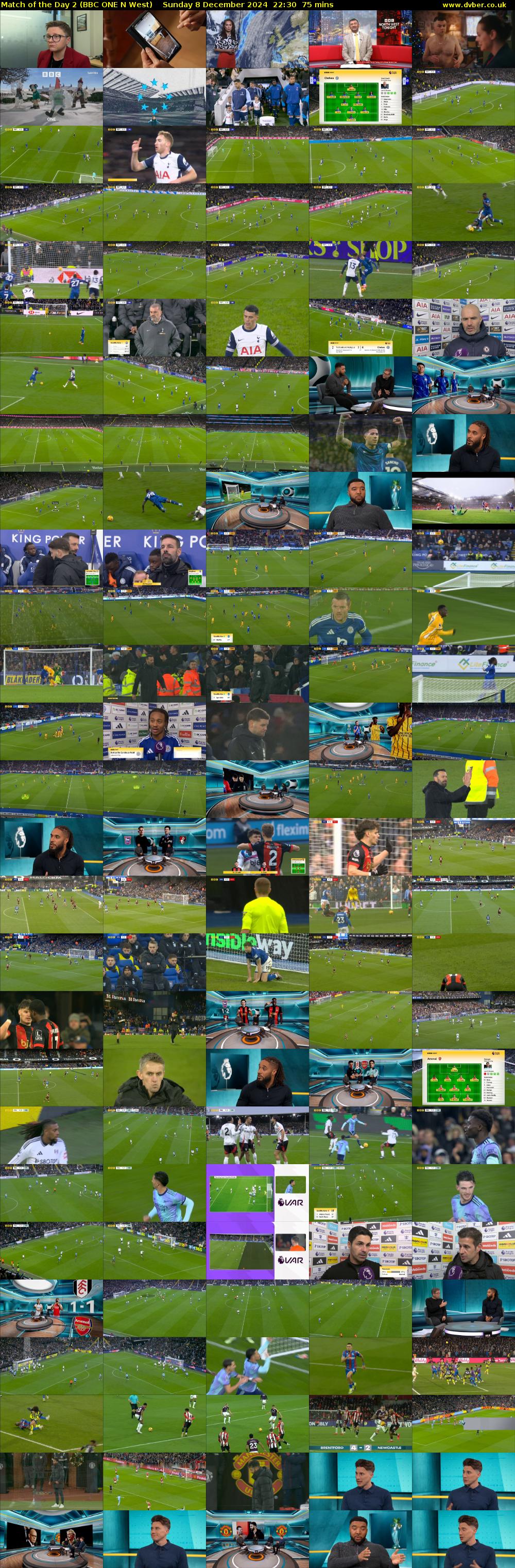Match of the Day 2 (BBC ONE N West) Sunday 8 December 2024 22:30 - 23:45