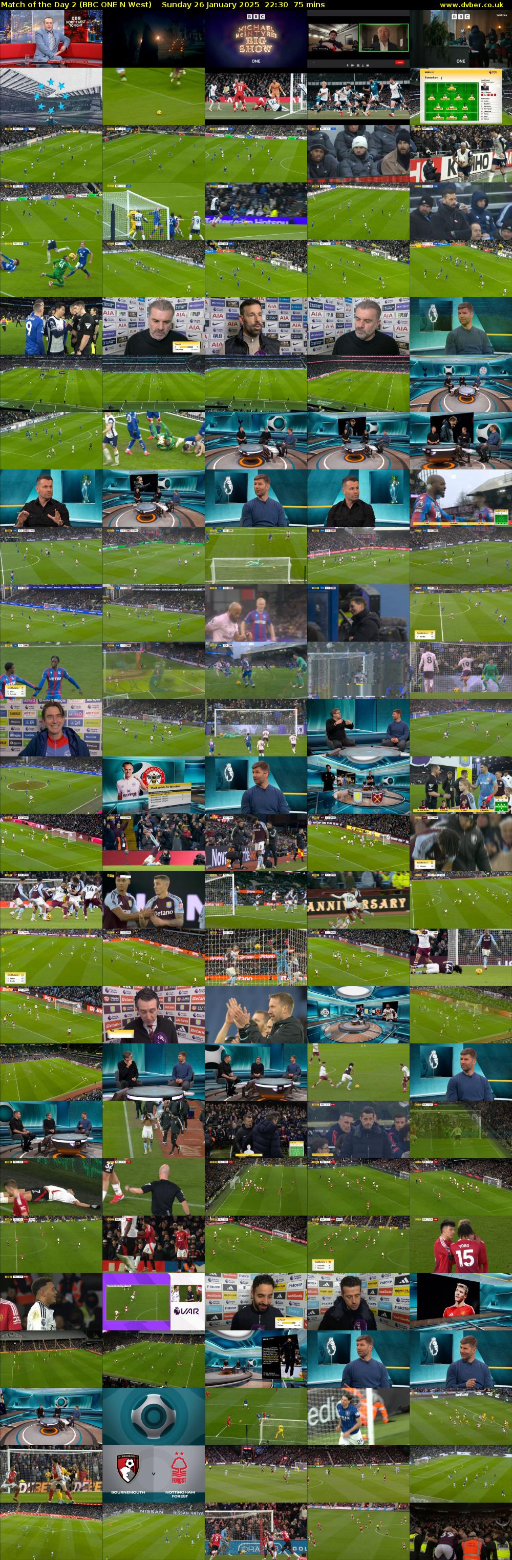 Match of the Day 2 (BBC ONE N West) Sunday 26 January 2025 22:30 - 23:45