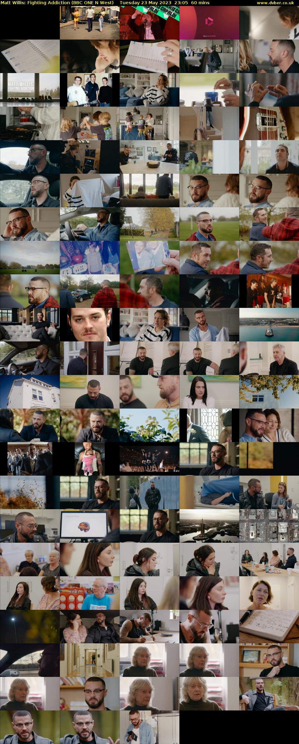 Matt Willis: Fighting Addiction (BBC ONE N West) Tuesday 23 May 2023 23:05 - 00:05