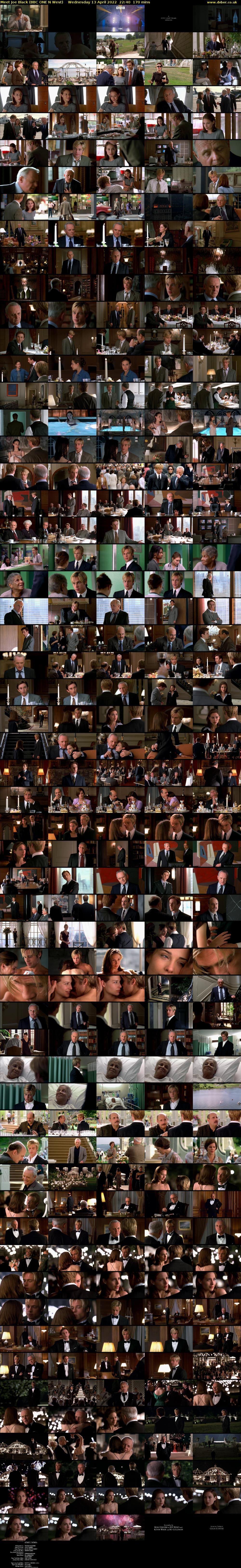 Meet Joe Black (BBC ONE N West) Wednesday 13 April 2022 22:40 - 01:30