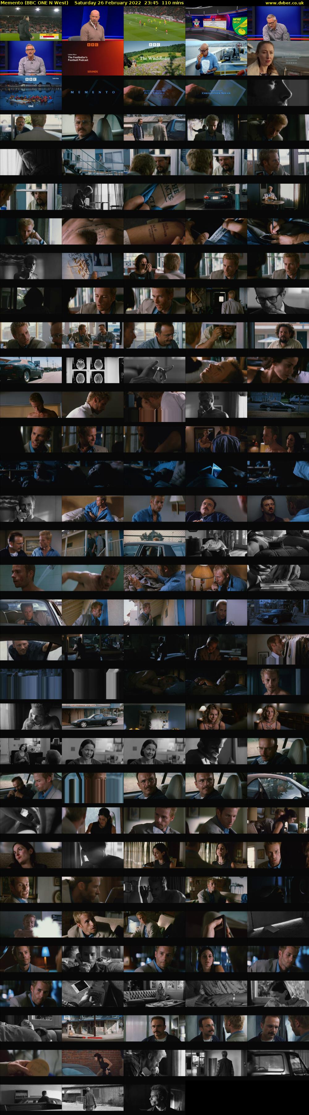 Memento (BBC ONE N West) Saturday 26 February 2022 23:45 - 01:35