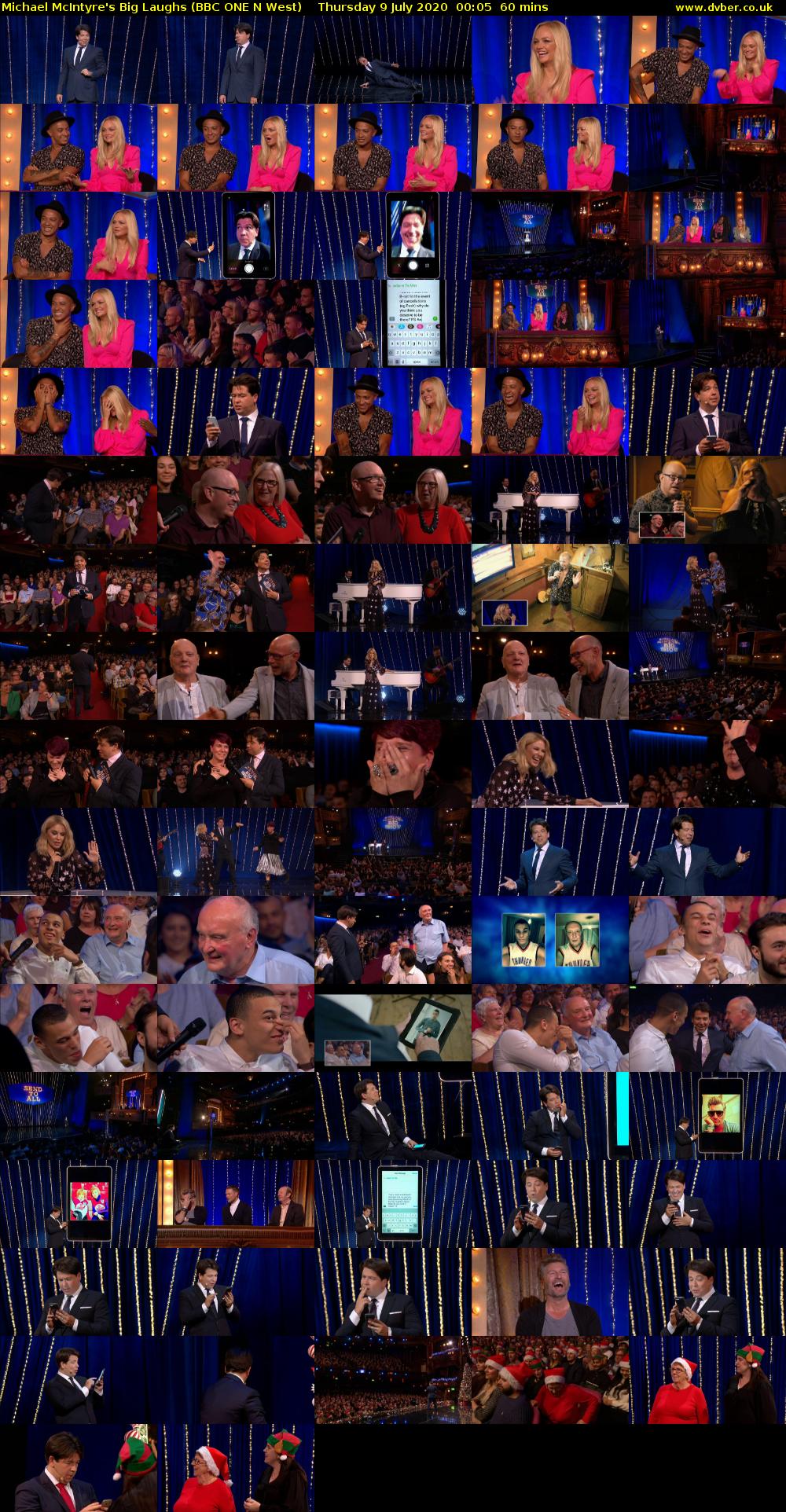 Michael McIntyre's Big Laughs (BBC ONE N West) Thursday 9 July 2020 00:05 - 01:05