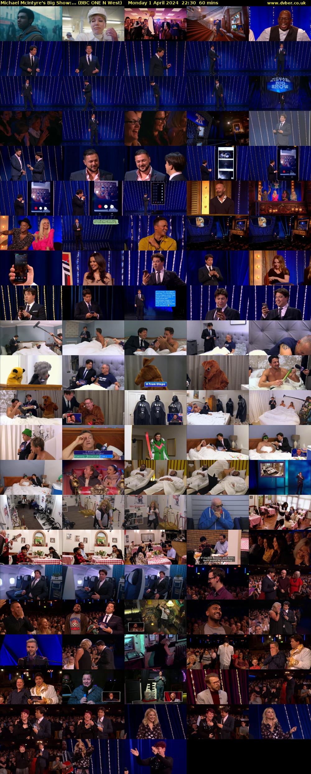 Michael McIntyre's Big Show:... (BBC ONE N West) Monday 1 April 2024 22:30 - 23:30
