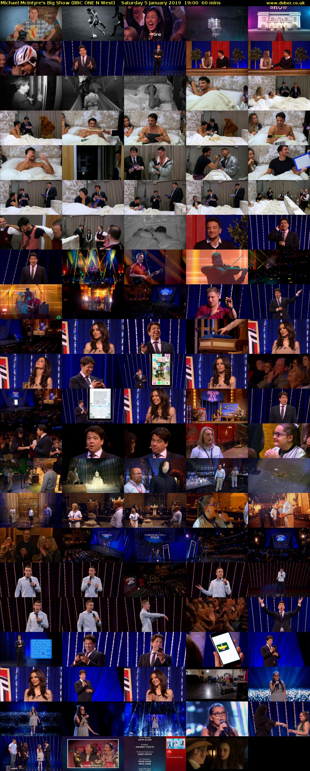 Michael McIntyre's Big Show (BBC ONE N West) Saturday 5 January 2019 19:00 - 20:00