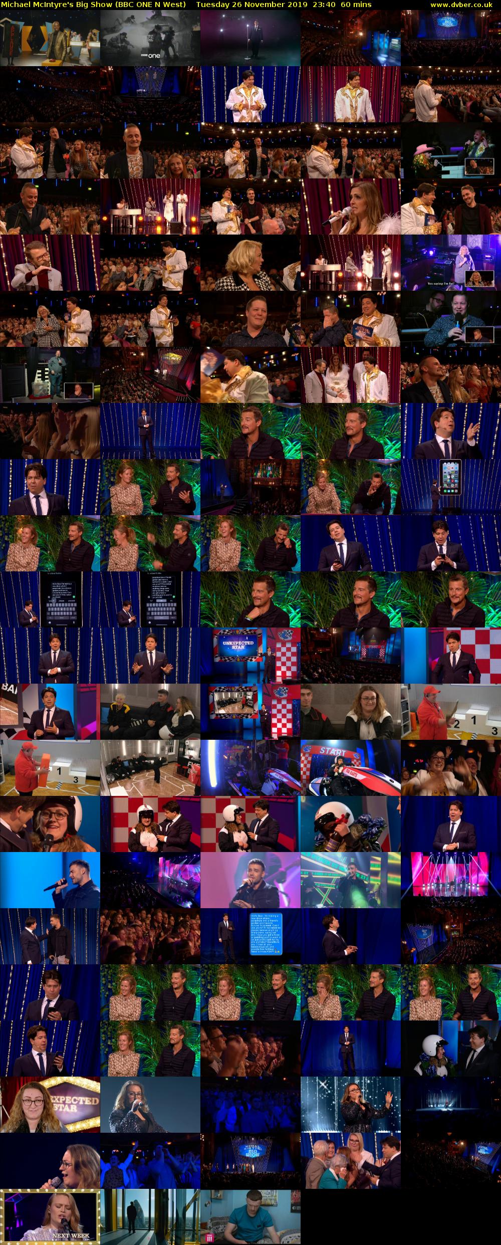 Michael McIntyre's Big Show (BBC ONE N West) Tuesday 26 November 2019 23:40 - 00:40