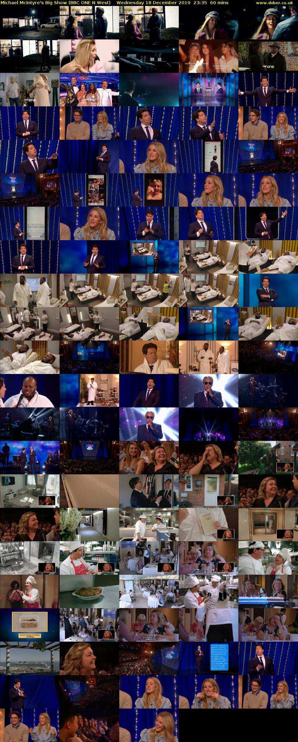 Michael McIntyre's Big Show (BBC ONE N West) Wednesday 18 December 2019 23:35 - 00:35