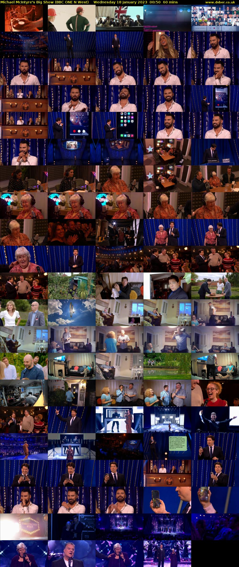 Michael McIntyre's Big Show (BBC ONE N West) Wednesday 18 January 2023 00:50 - 01:50