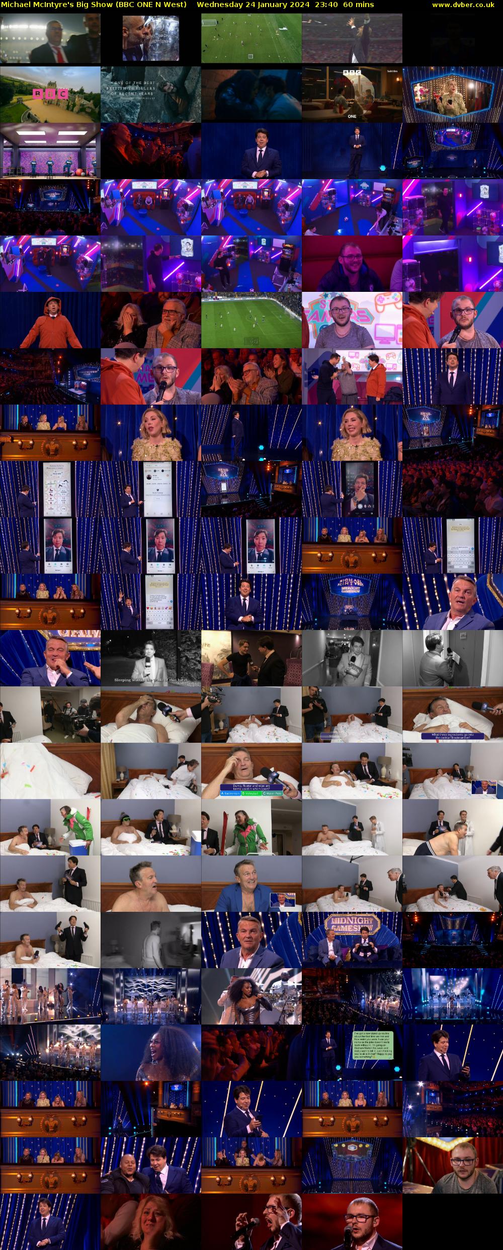 Michael McIntyre's Big Show (BBC ONE N West) Wednesday 24 January 2024 23:40 - 00:40
