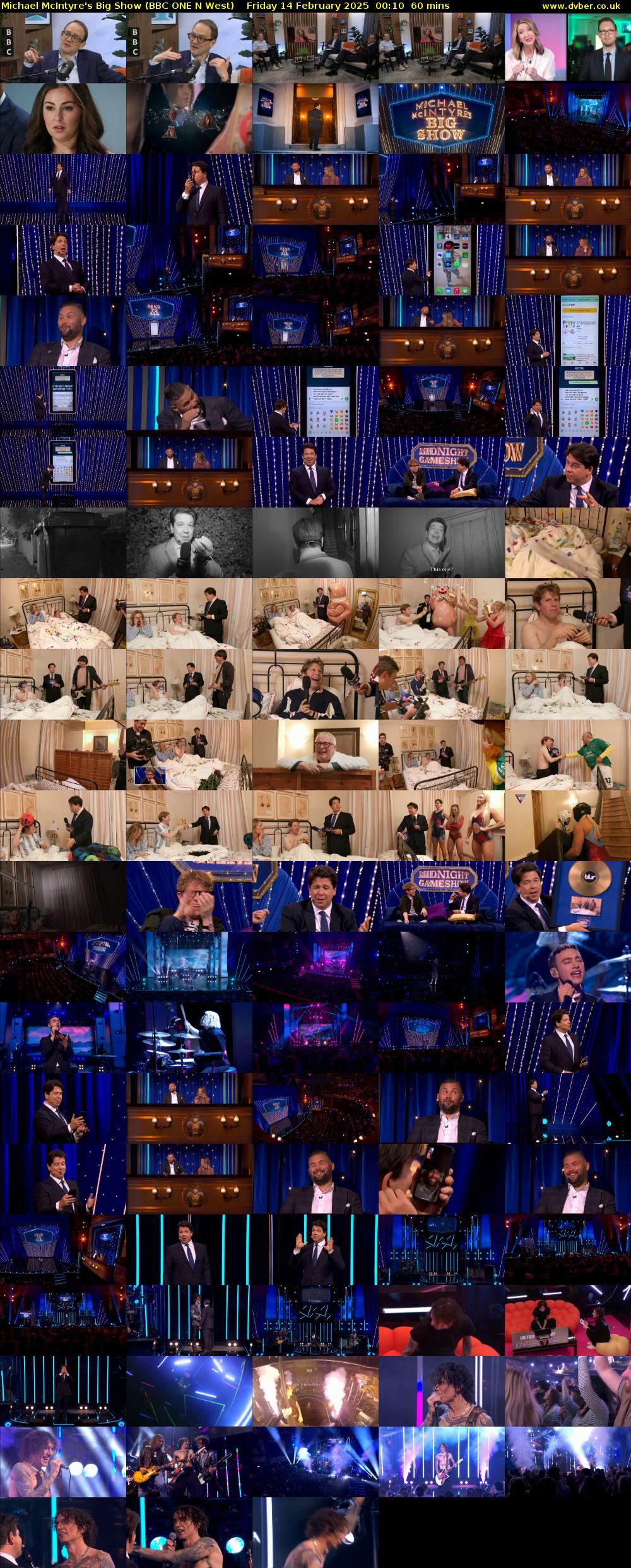 Michael McIntyre's Big Show (BBC ONE N West) Friday 14 February 2025 00:10 - 01:10