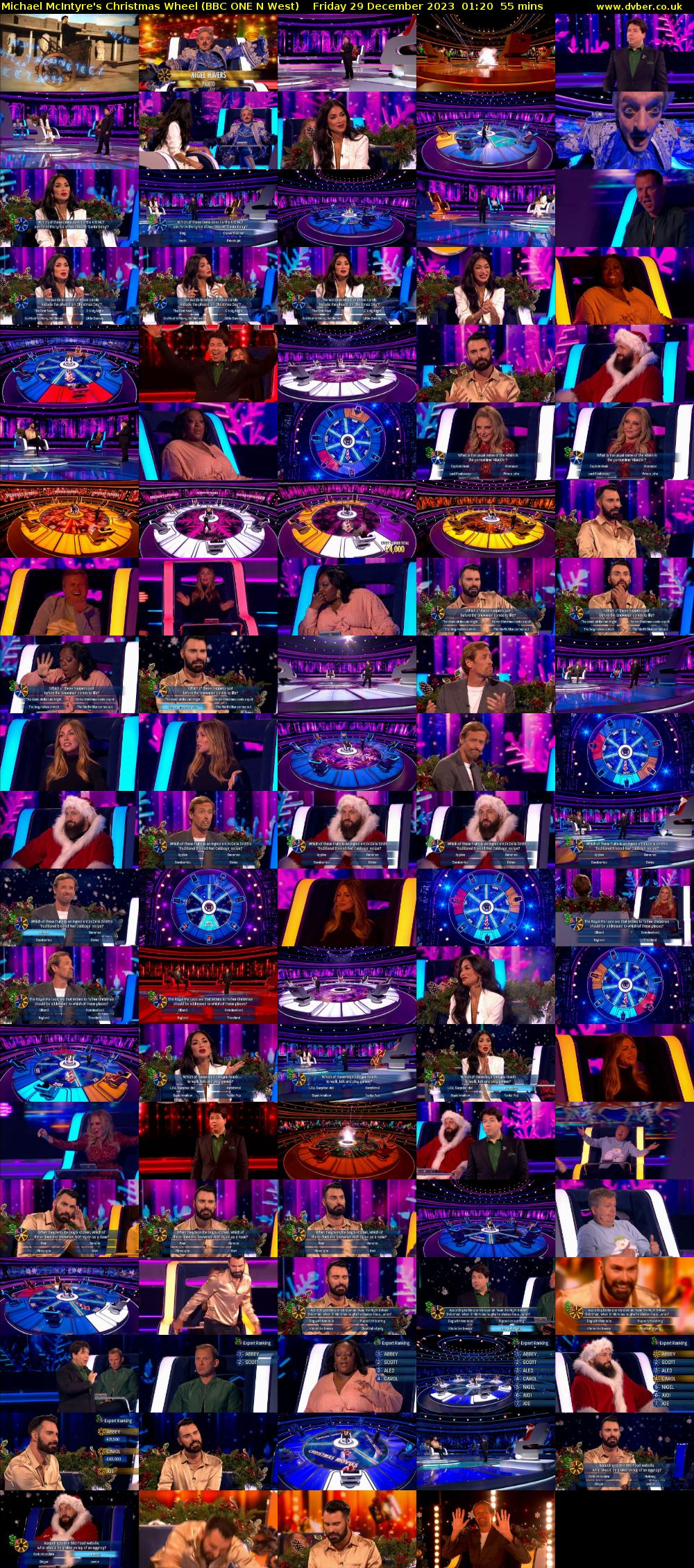 Michael McIntyre's Christmas Wheel (BBC ONE N West) Friday 29 December 2023 01:20 - 02:15