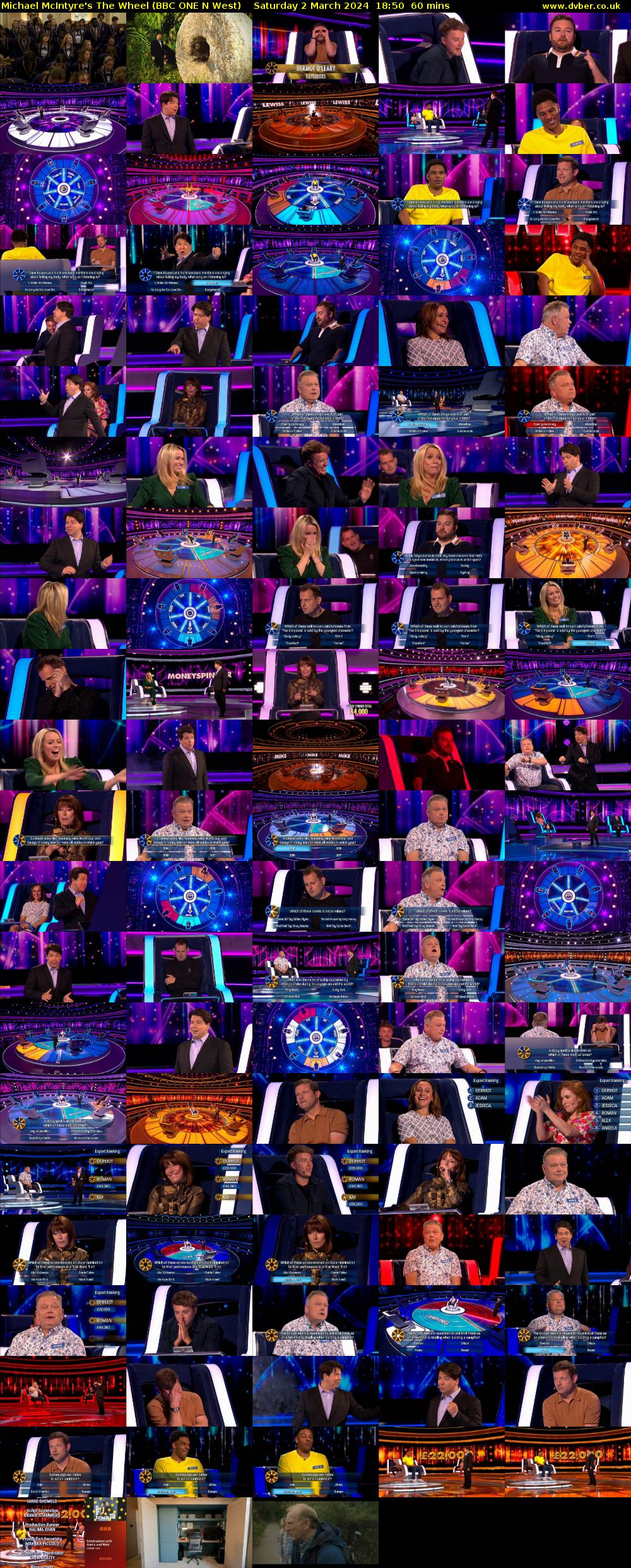 Michael McIntyre's The Wheel (BBC ONE N West) Saturday 2 March 2024 18:50 - 19:50