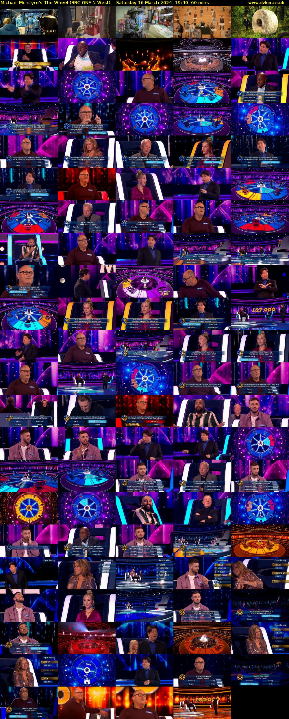 Michael McIntyre's The Wheel (BBC ONE N West) Saturday 16 March 2024 19:40 - 20:40